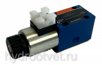 4WE6GB61/CG24N9K4 - Гидрораспределитель золотниковый Ду 6 с электроуправлением, схема GB (64-2), электроуправление G24, возврат - пружинный