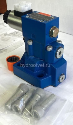 DBW20A2-5X/315CG24N9K4 - Предохранительный клапан Ду25 с давлением настройки до 315 бар, управление - X и Y - внутренние с разгрузкой A = закрыт с электроуправлением G24